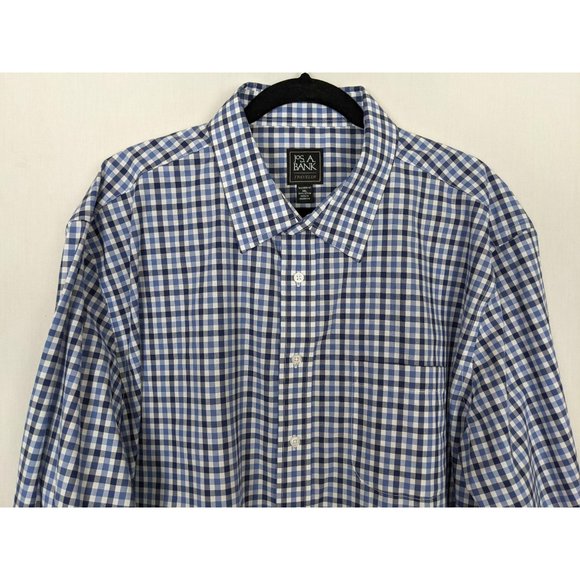 JOS. A. Bank long sleeve button down checked print - Picture 5 of 8